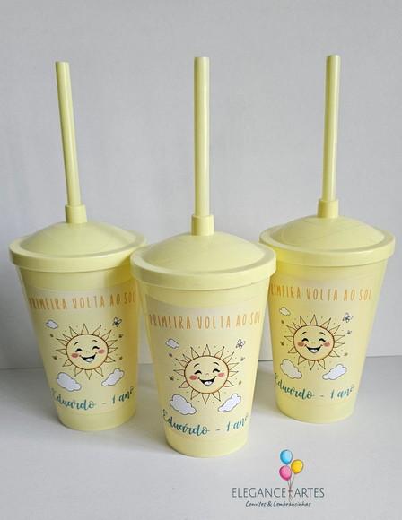 Copo Twister 400ml Primeira Volta ao Sol