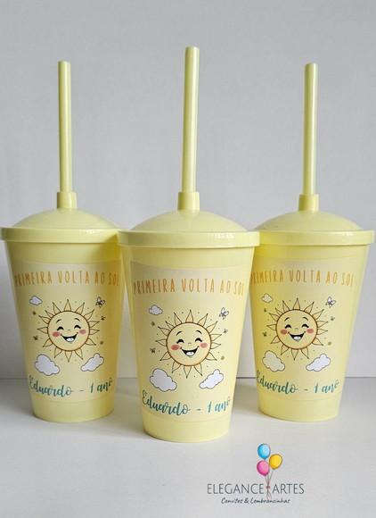 Copo Twister 400ml Primeira Volta ao Sol