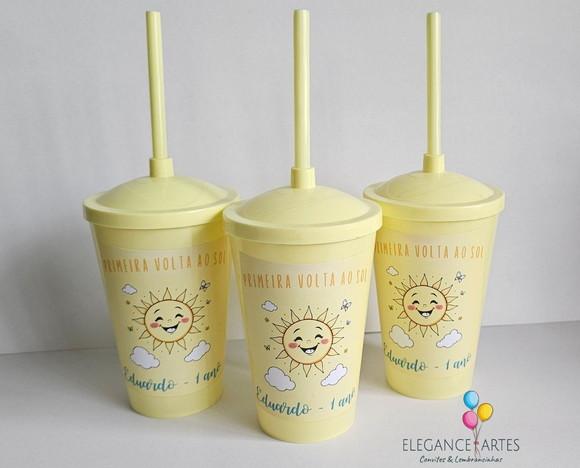 Copo Twister 400ml Primeira Volta ao Sol