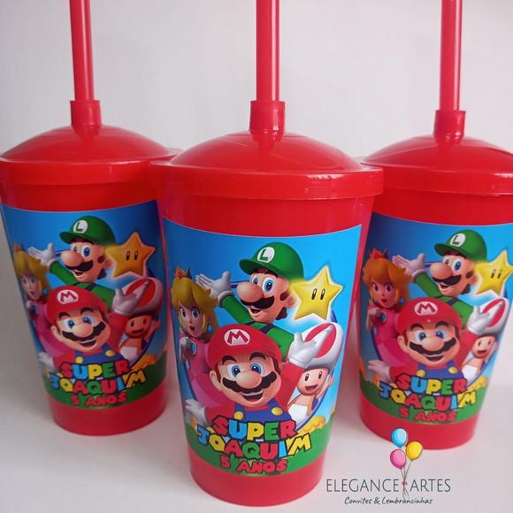 Copo Twister 400ml Super Mário