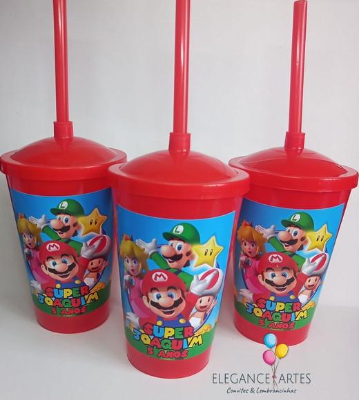 Copo Twister 400ml Super Mário