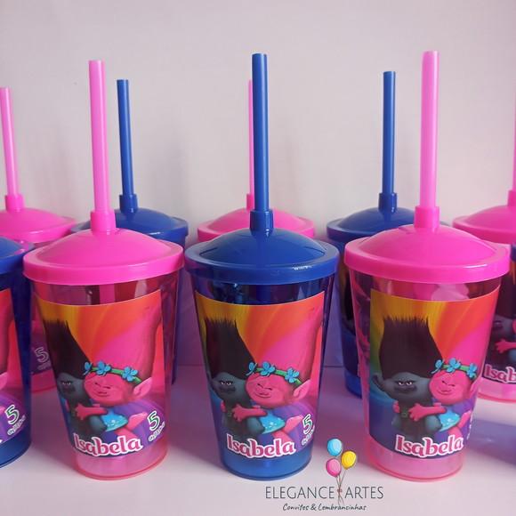 Copo Twister 400ml Trolls
