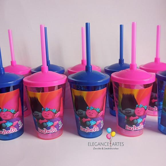Copo Twister 400ml Trolls