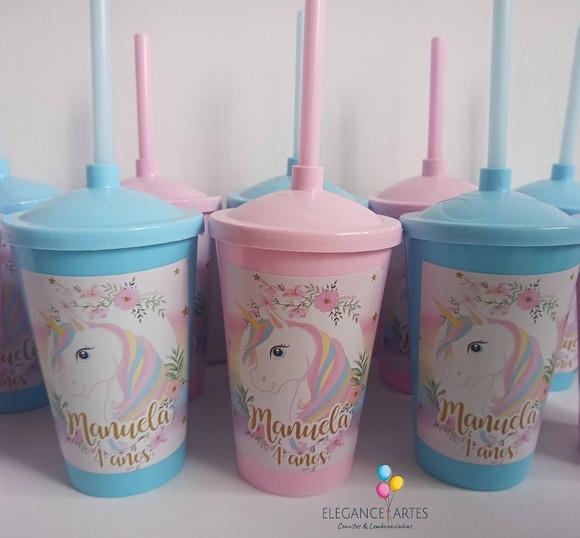 Copo Twister 400ml Unicórnio