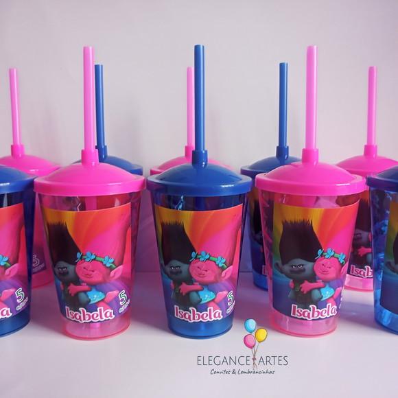 Copo Twister 400ml Trolls