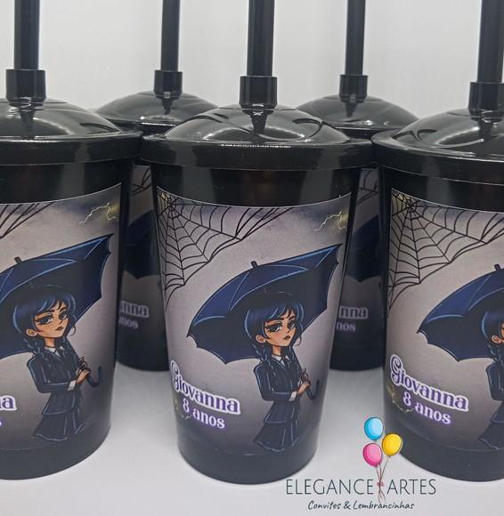Copo Twister 400ml Wandinha Addams/ Família Addams