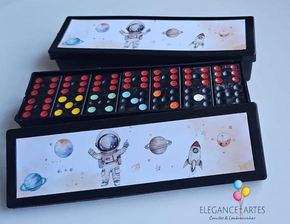 Dominó Astronauta Aquarela