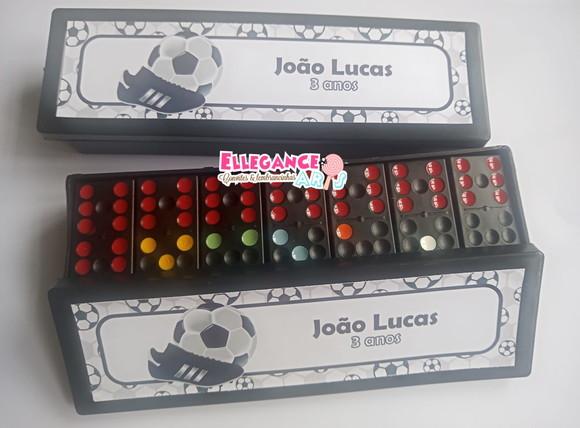 Dominó Futebol Preto e Branco