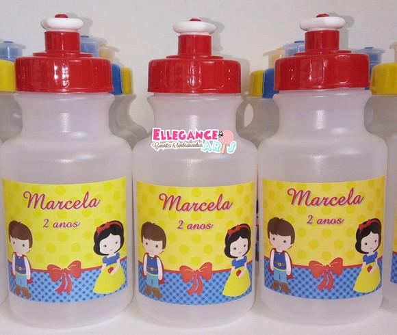 Garrafinha Squeeze Branca de Neve