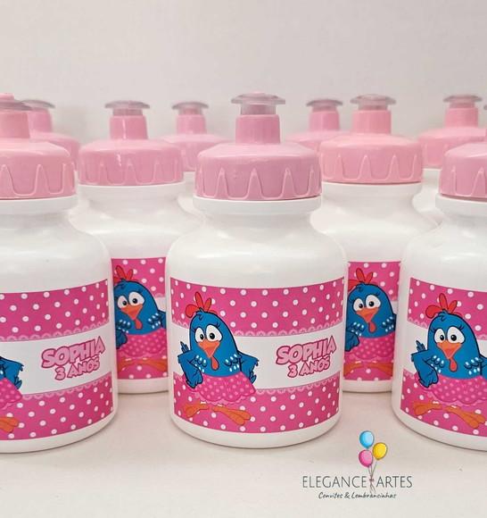 Garrafinha Squeeze Galinha Pintadinha