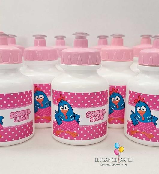 Garrafinha Squeeze Galinha Pintadinha
