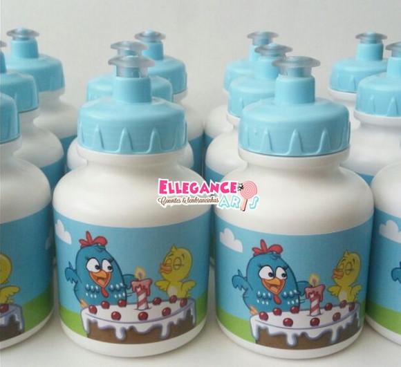 Garrafinha Squeeze Galinha Pintadinha