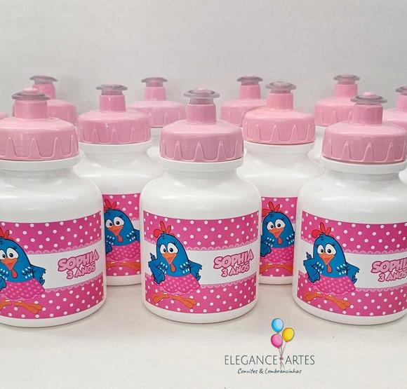 Garrafinha Squeeze Galinha Pintadinha