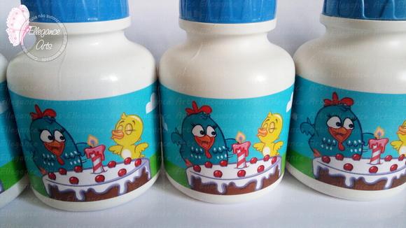 Garrafinha Squeeze Galinha Pintadinha