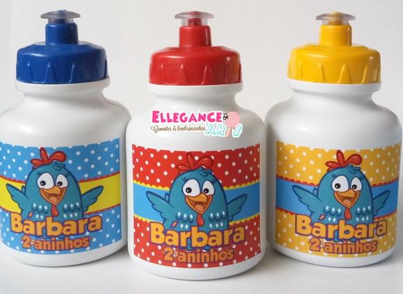 Garrafinha Squeeze Galinha Pintadinha