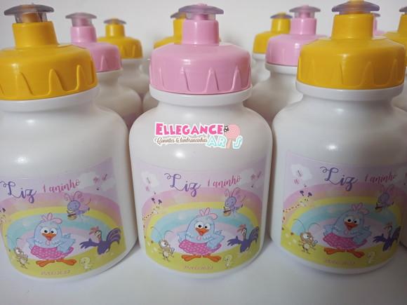 Garrafinha Squeeze Galinha Pintadinha Candy Color