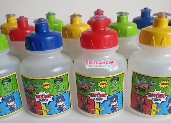 Garrafinha Squeeze Lembrancinha os Vingadores