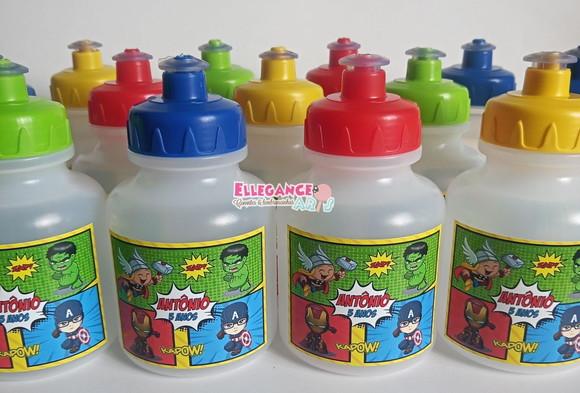 Garrafinha Squeeze Lembrancinha os Vingadores