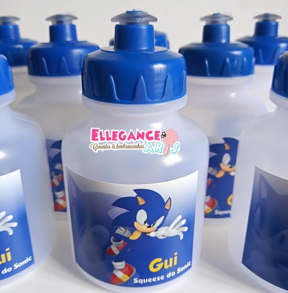 Garrafinha Squeeze Lembrancinha Sonic
