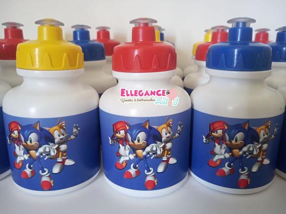 Garrafinha Squeeze Lembrancinha Sonic