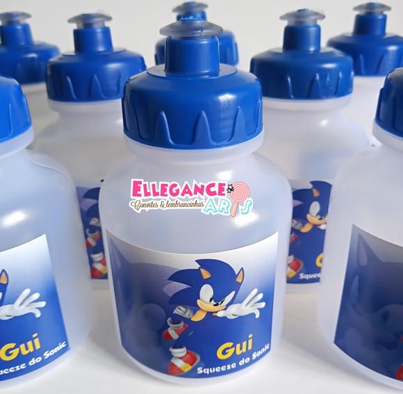 Garrafinha Squeeze Lembrancinha Sonic