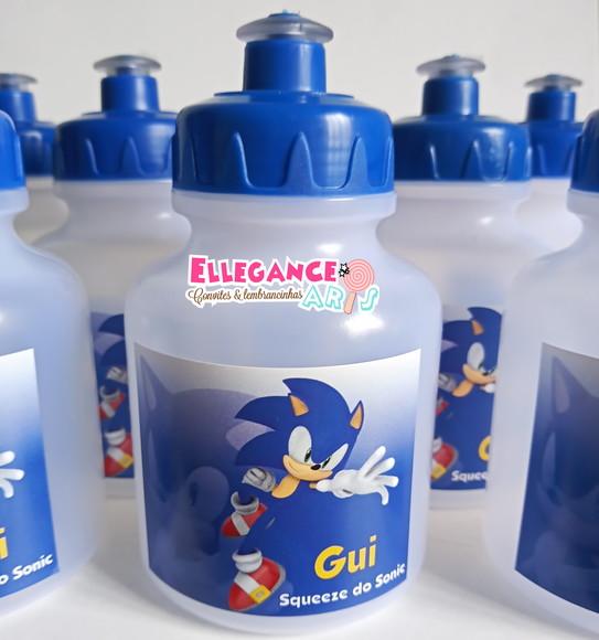 Garrafinha Squeeze Lembrancinha Sonic