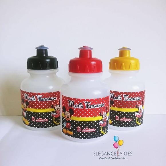 Garrafinha Squeeze Mickey e Minnie