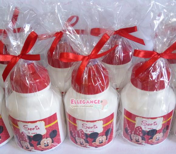 Garrafinha Squeeze Mickey e Minnie