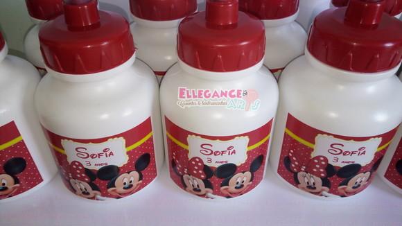Garrafinha Squeeze Mickey e Minnie
