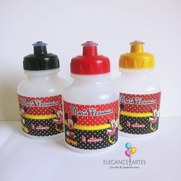 Garrafinha Squeeze Mickey e Minnie