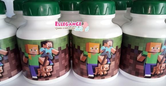 Garrafinha Squeeze Minecraft