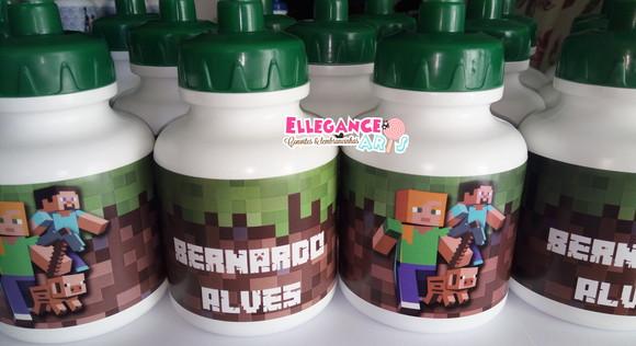 Garrafinha Squeeze Minecraft