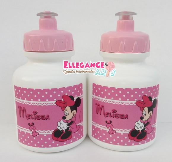 Garrafinha Squeeze Minnie Rosa