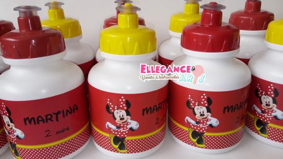 Garrafinha Squeeze Minnie Vermelha