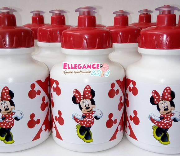 Garrafinha Squeeze Minnie Vermelha