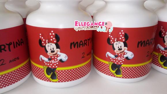 Garrafinha Squeeze Minnie Vermelha