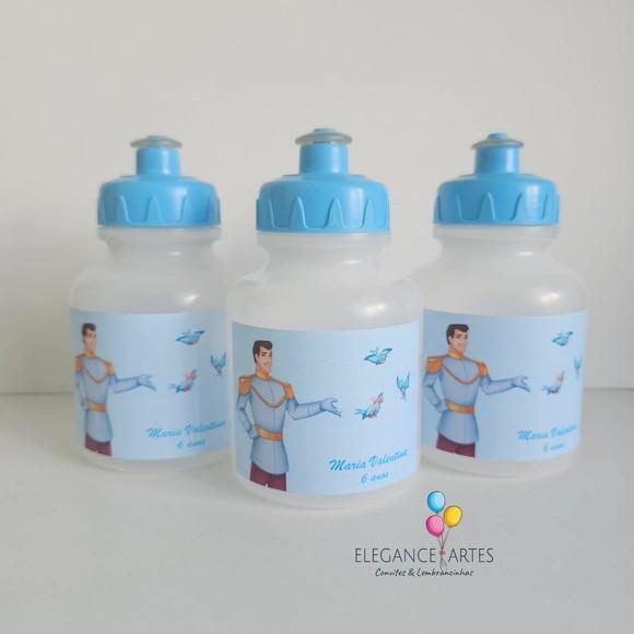Garrafinha Squeeze Príncipe Cinderela