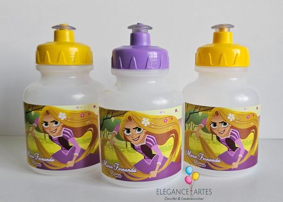 Garrafinha Squeeze Rapunzel Enrolados