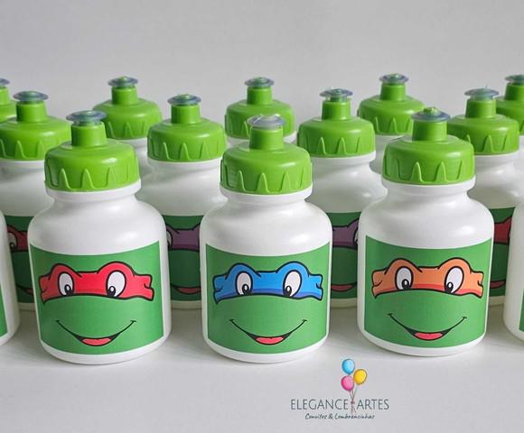 Garrafinha Squeeze Tartarugas Ninjas