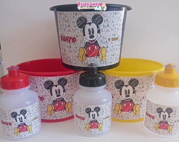 Kit Balde + Garrafinha Mickey