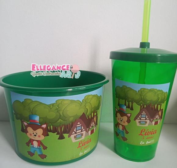 Kit Cineminha Lobo Chapeuzinho Vermelho