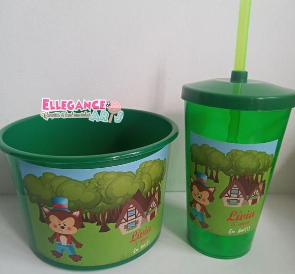 Kit Cineminha Lobo Chapeuzinho Vermelho
