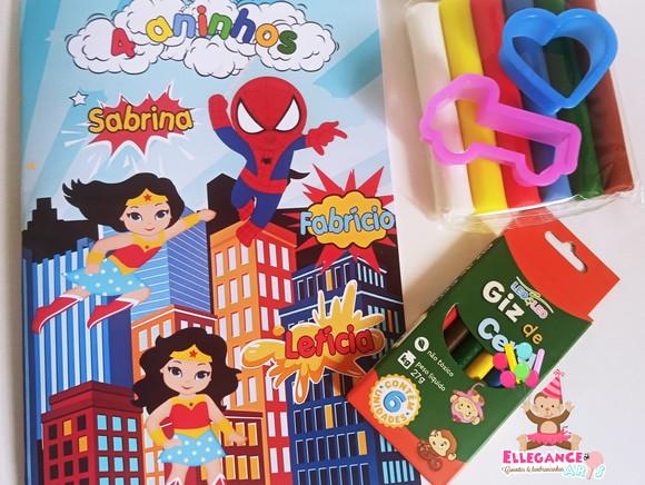 Kit Colorir Heróis