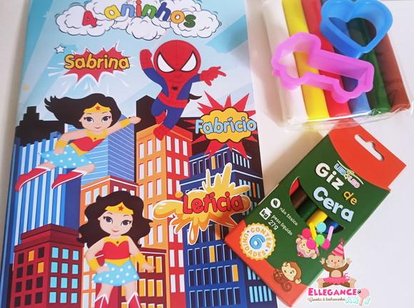 Kit Colorir Heróis