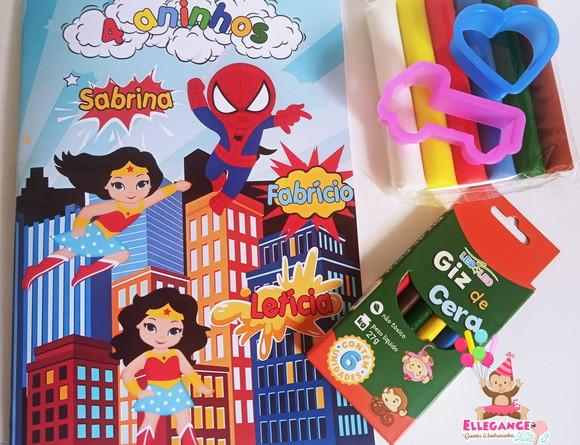 Kit Colorir Heróis