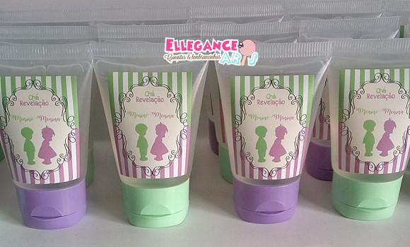 Lembrancinha Chá de Revelação Verde e Lilás
