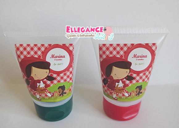 Lembrancinha Chapeuzinho Vermelho - Álcool Gel