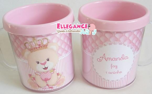 Lembrancinha Ursinha Princesa