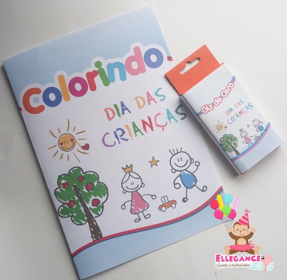 Livrinho de Colorir Dia das Crianças