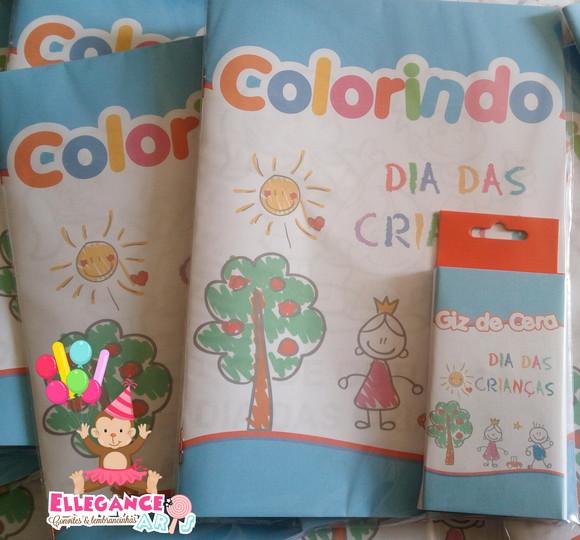 Livrinho de Colorir Dia das Crianças